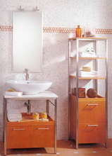 Gama-Decor  Комплект мебели для ванной комнаты Steel
